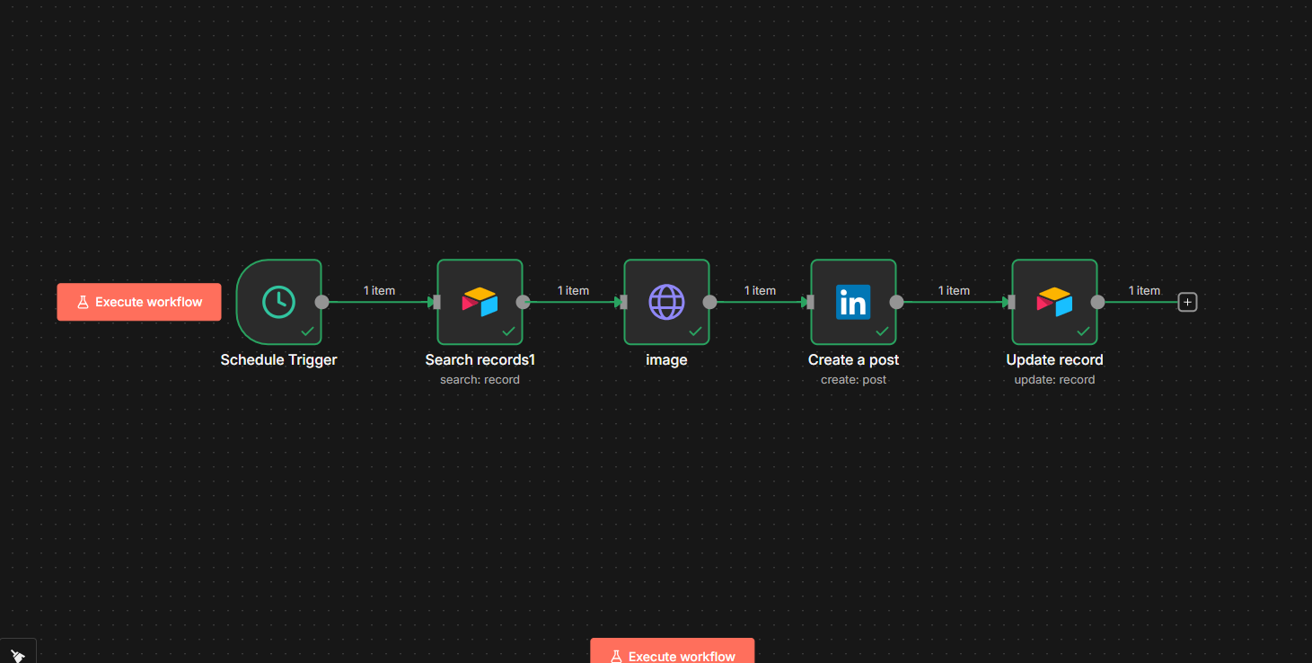 Airtable LinkedIn Automation